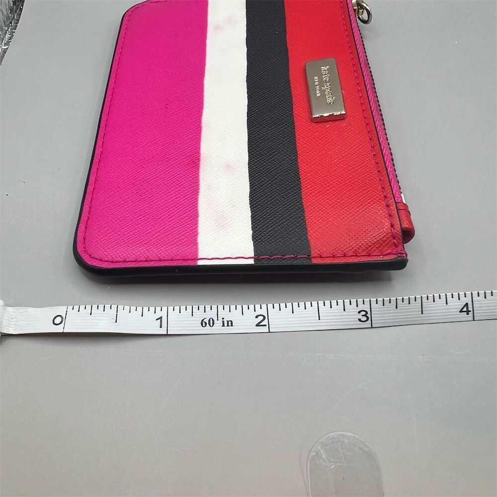 Kate Spade New York Laurel Way Bonita Stripe Bitsy WLRU4892, Card Case Wallet - Picture 7 of 8